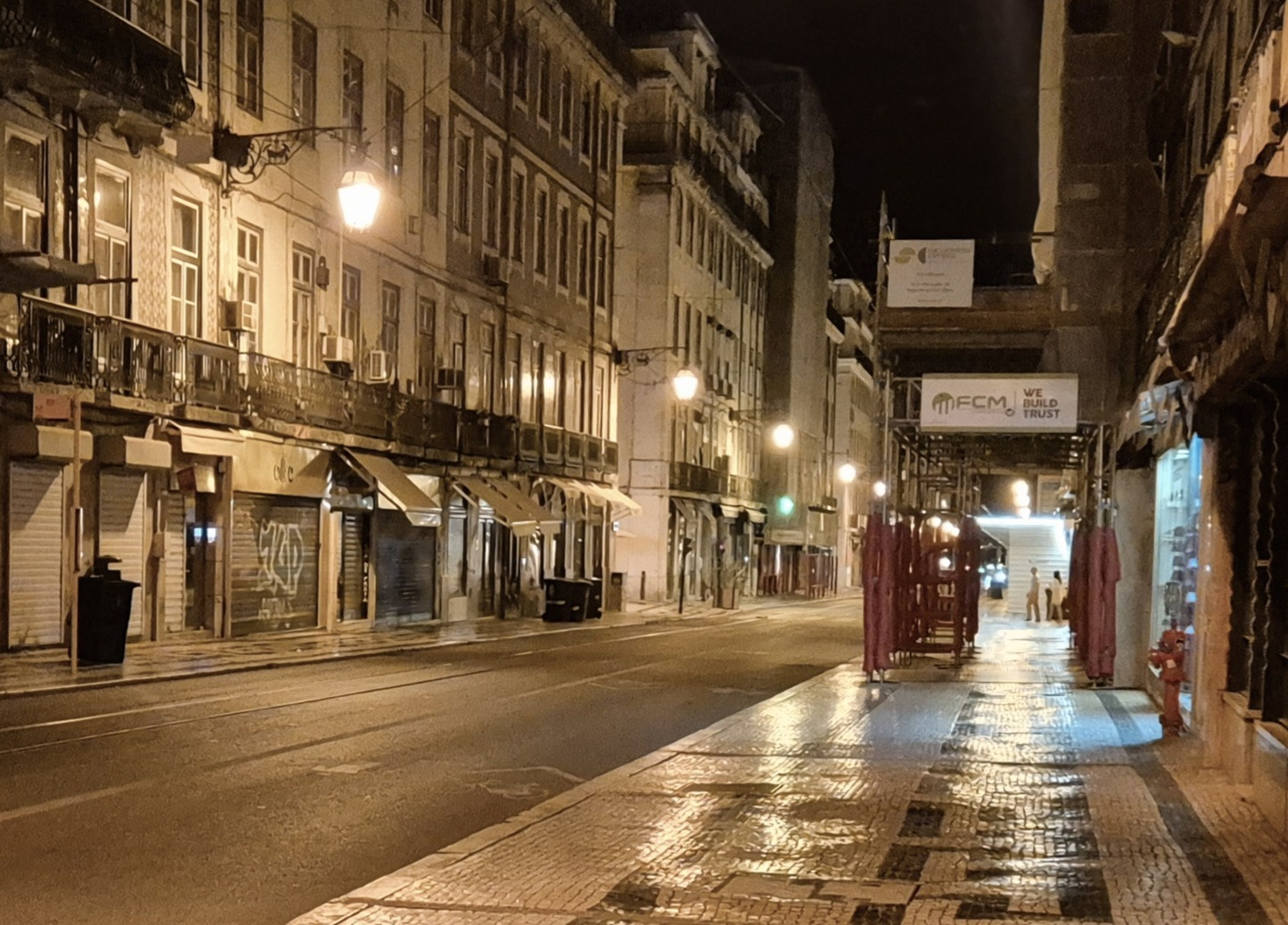 Street in Lisbon, building trust
